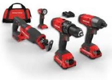 Craftsman v20 20v max cordless 4 2025 tool combo kit 20 volt