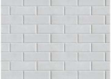 NextWall 30.75 sq. ft. Off-White Faux Subway Tile Self-Adhesive Peel