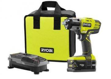 Ryobi 18 Volt One Lithium Ion Cordless 3 Speed 1 2 In Impact Wrench Kit With 1 4 0 Ah Battery 18 Volt Charger And Bag Diysupply Com
