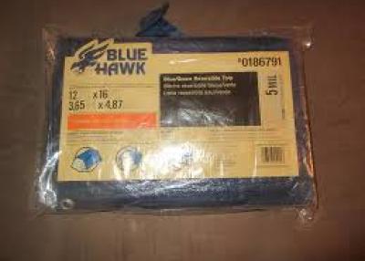 Blue Hawk 12-ft x 16-ft Polyethylene Tarp