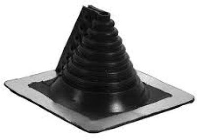 Retro Master Roof Flashing 1/4-in To 4-in x 8-in Epdm Rubber Vent and Pipe Flashing
